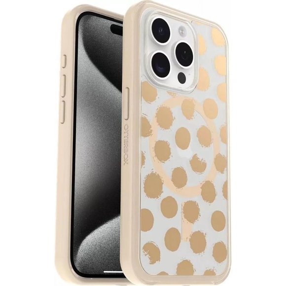 OtterBox Apple iPhone 15 Symmetry Series Case with MagSafe - Dotting Around-NIB